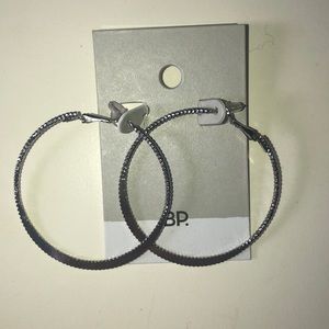 Nordstrom BP large hoop earrings